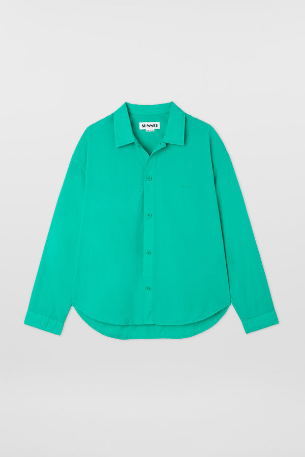 sunnei EVERYDAY OVER SHIRT / peacock green