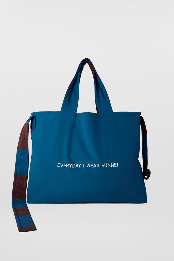 Sunnei EVERYDAY REVERSIBLE BAG / Blue & Brown