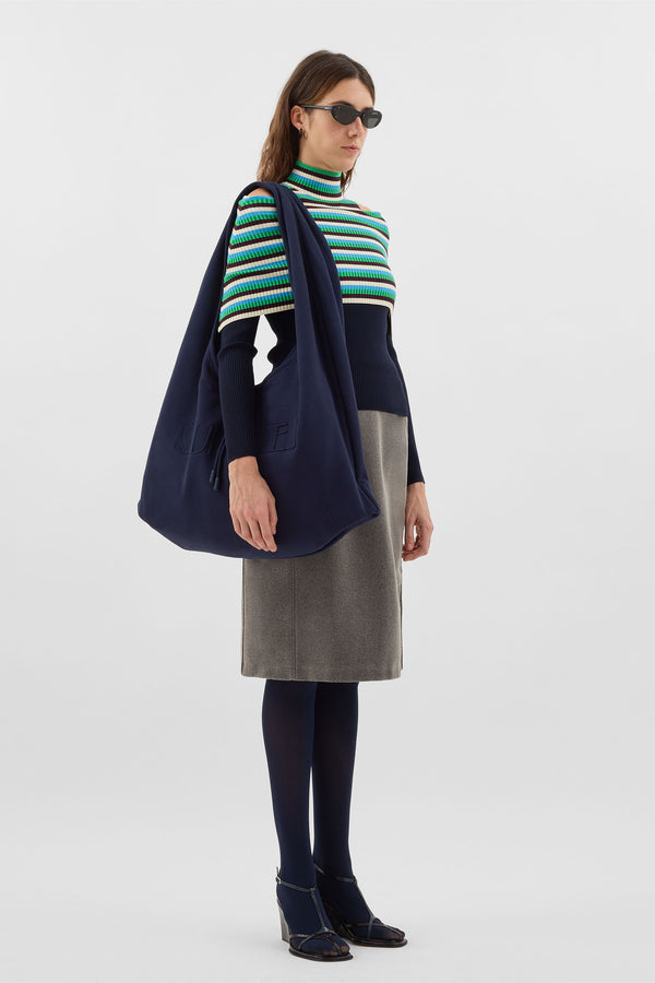 Sunnei FOLDED TOP / Dark Blue