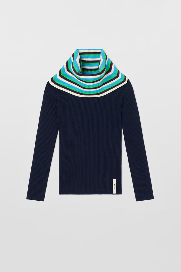 sunnei FOLDED TOP / dark blue