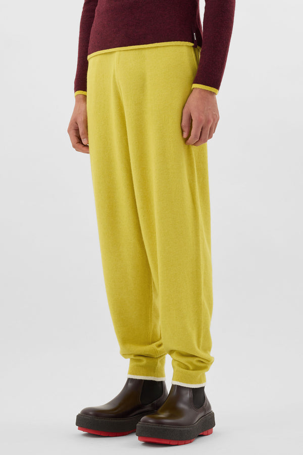 Sunnei KNIT ELASTIC PANTS / Chartreuse