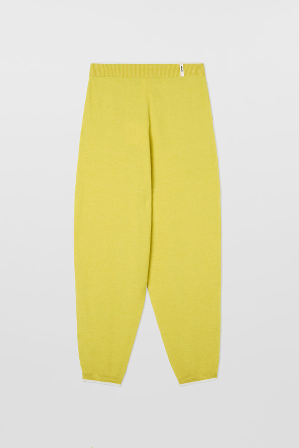 Sunnei KNIT ELASTIC PANTS / Chartreuse