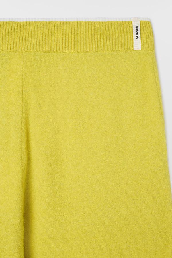 Sunnei KNIT ELASTIC PANTS / Chartreuse