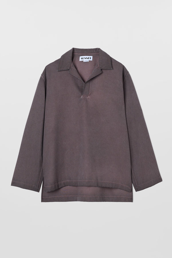 sunnei MEGA OVER POLO / plum