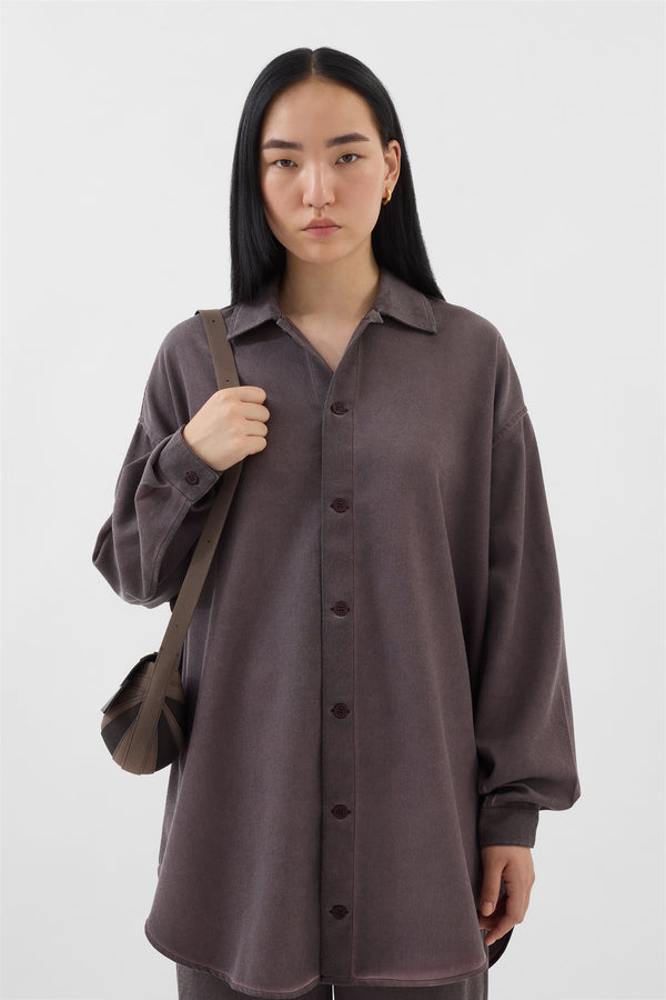 Sunnei MEGA OVER SHIRT / Plum