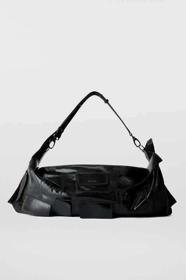 sunnei MULTITASKING TRACOLLA GRANDE BAG / black