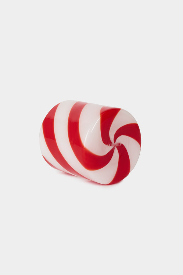 Sunnei MURANO GLASS / Red & White Spiral