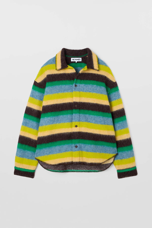 sunnei OVER SHIRT / multicolor stripes