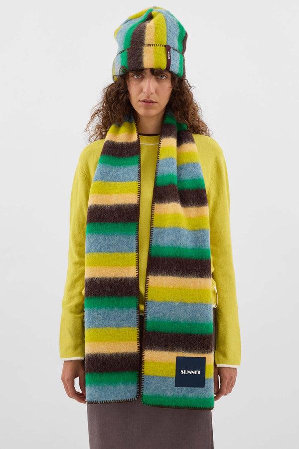 Sunnei SCARF / Multicolor Stripes