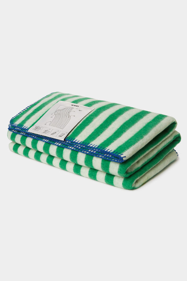 sunnei STRIPED BLANKET / green
