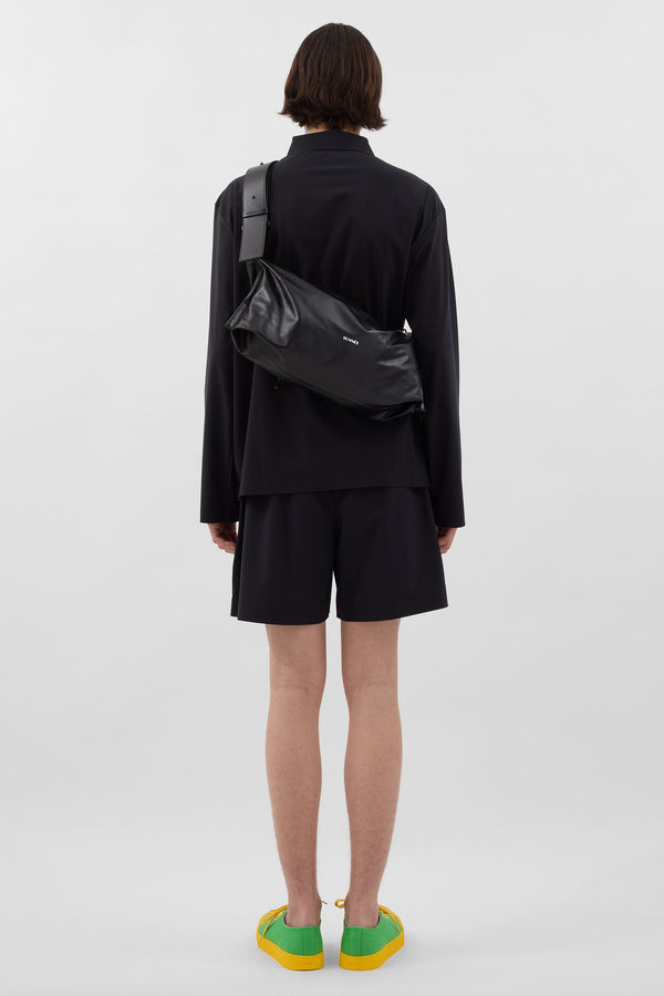 Sunnei TECH LONGSLEEVE POLO / Black