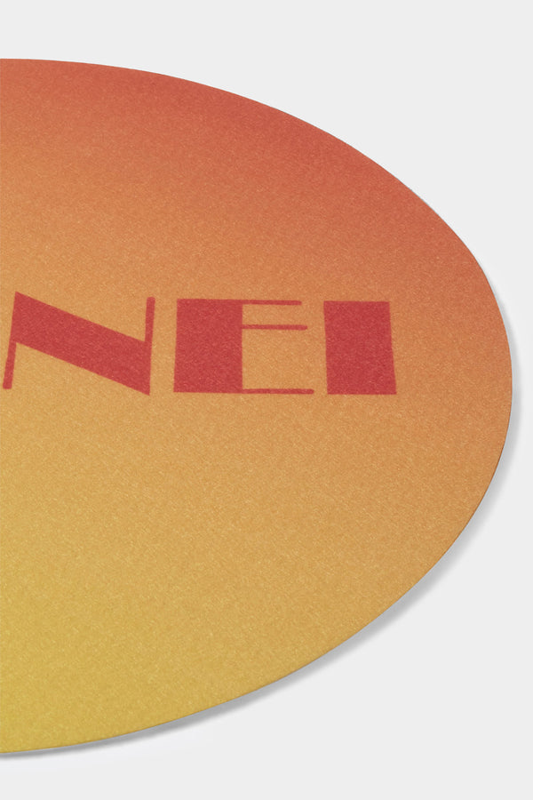 Sunnei YELLOW GRADIENT SLIPMATS WITH LOGO