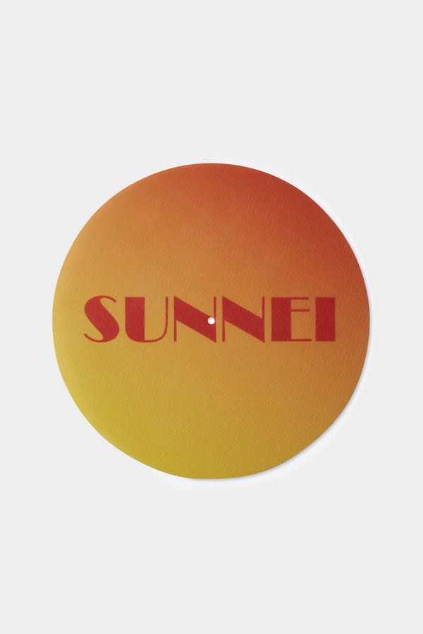 sunnei YELLOW GRADIENT SLIPMATS WITH LOGO