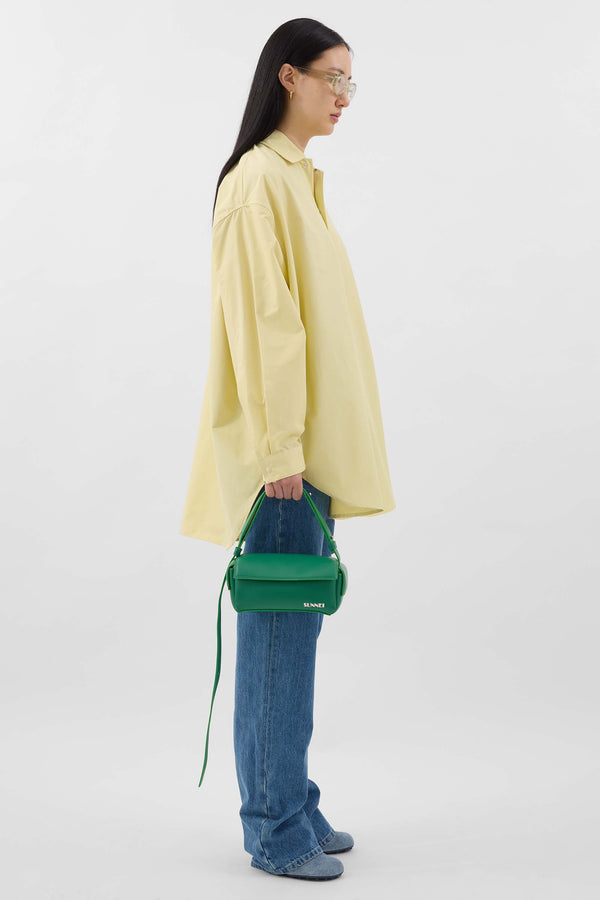 Sunnei 'TUTTO OK' SMALL LABAULETTO / Green / Vegan Leather