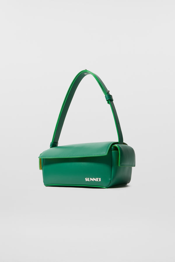 Sunnei 'TUTTO OK' SMALL LABAULETTO / Green / Vegan Leather