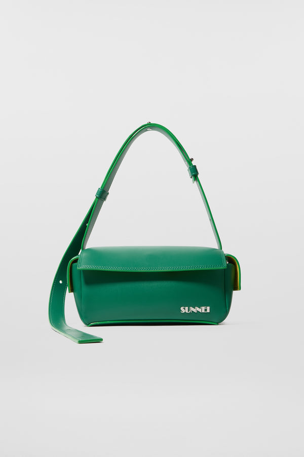 sunnei 'TUTTO OK' SMALL LABAULETTO / green / vegan leather