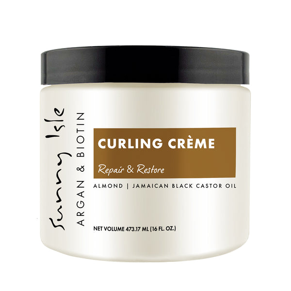 sunny isle Sunny Isle Argan & Biotin Curling Crème 16oz sunny isle Sunny Isle Argan & Biotin Curling Crème 16oz