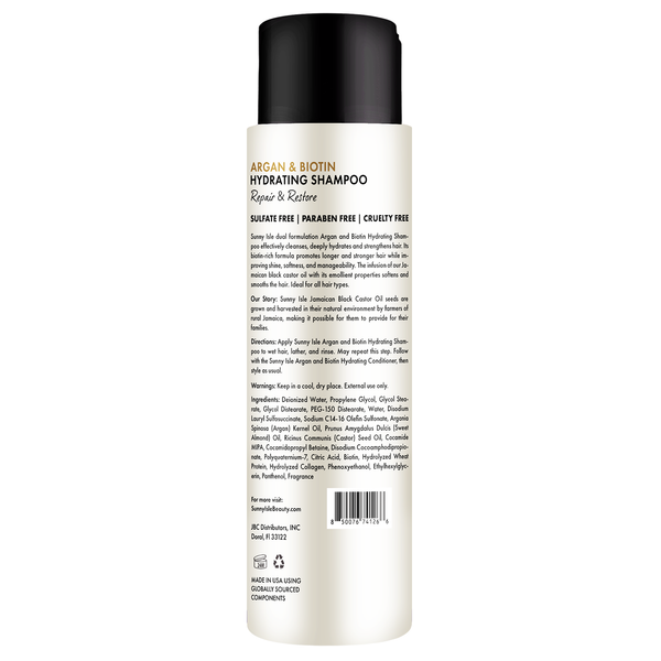 Sunny Isle Sunny Isle Argan & Biotin Hydrating Shampoo 12oz