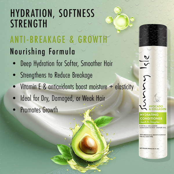 Sunny Isle Sunny Isle Avocado & Collagen Hydrating Conditioner 10.1oz