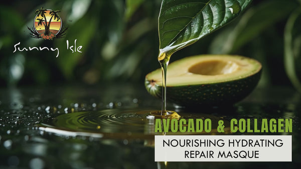 Sunny Isle Sunny Isle Avocado & Collagen Nourishing Hydrating Repair Masque 16oz
