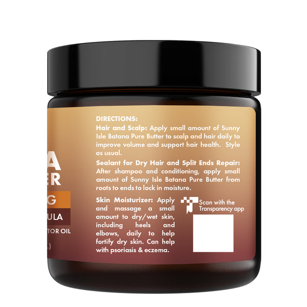 Sunny Isle Sunny Isle Batana Anti-Thinning Pure Butter 4oz Infused With Jamaican Black Castor Oil