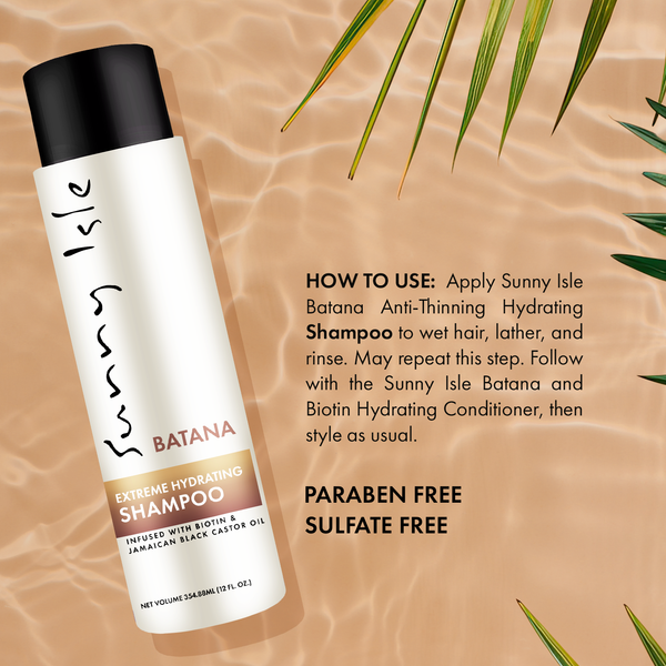 Sunny Isle Sunny Isle Batana Anti-Thinning Shampoo 12oz With Biotin And Jamaican Black Castor Oil