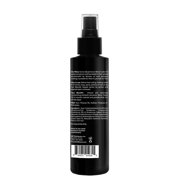 Sunny Isle Sunny Isle Jamaican Black Castor Oil Heat Protectant Thermal Spray 6oz