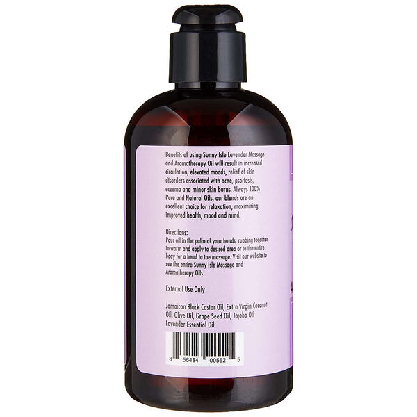 Sunny Isle Sunny Isle Jamaican Black Castor Oil Lavender Massage And Aromatherapy Oil