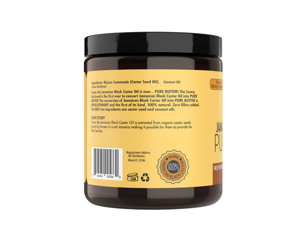 Sunny Isle Sunny Isle Jamaican Black Castor Oil PURE BUTTER With COCONUT OIL 8oz