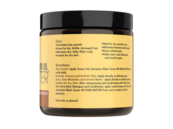 Sunny Isle Sunny Isle Jamaican Black Castor Oil PURE BUTTER With COCONUT OIL 4oz