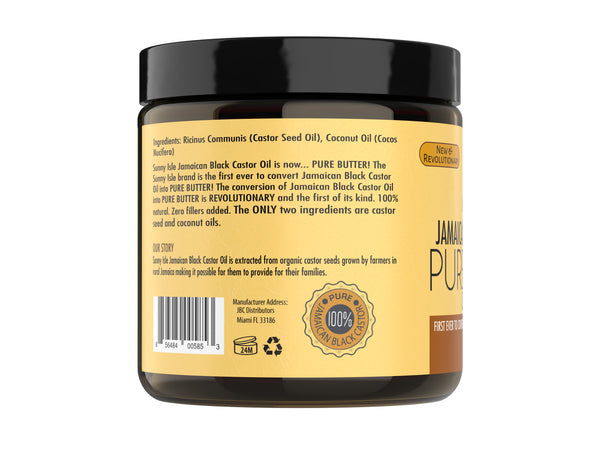 Sunny Isle Sunny Isle Jamaican Black Castor Oil PURE BUTTER With COCONUT OIL 4oz