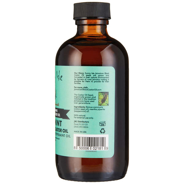 Sunny Isle Sunny Isle Jamaican Black Castor Oil With Peppermint 4 Oz