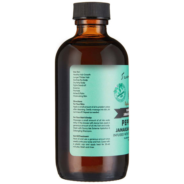 Sunny Isle Sunny Isle Jamaican Black Castor Oil With Peppermint 4 Oz