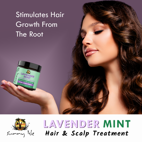 Sunny Isle Sunny Isle Lavender Mint Hair And Strong Roots Butter 4oz