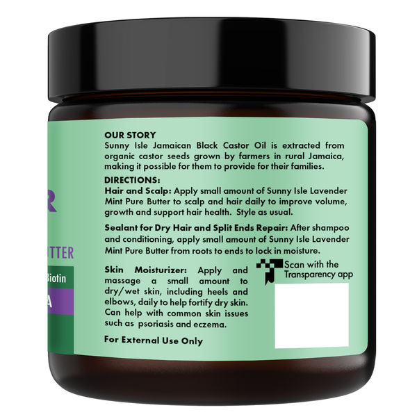 Sunny Isle Sunny Isle Lavender Mint Hair And Strong Roots Butter 4oz