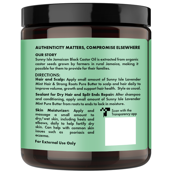 Sunny Isle Sunny Isle Lavender Mint Hair And Strong Roots Butter 8oz