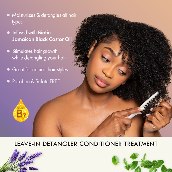 Sunny Isle Sunny Isle Lavender Mint Leave-In Detangler Conditioning Treatment 8oz