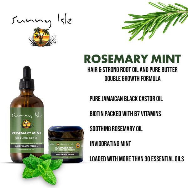Sunny Isle Sunny Isle Rosemary Mint Hair And Strong Roots Butter