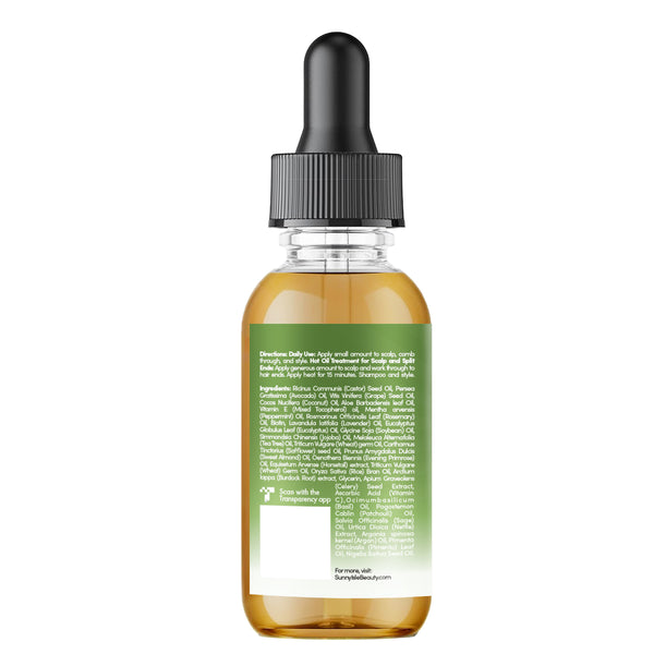 Sunny Isle Sunny Isle Rosemary Mint Hair And Strong Roots LITE Oil 2oz