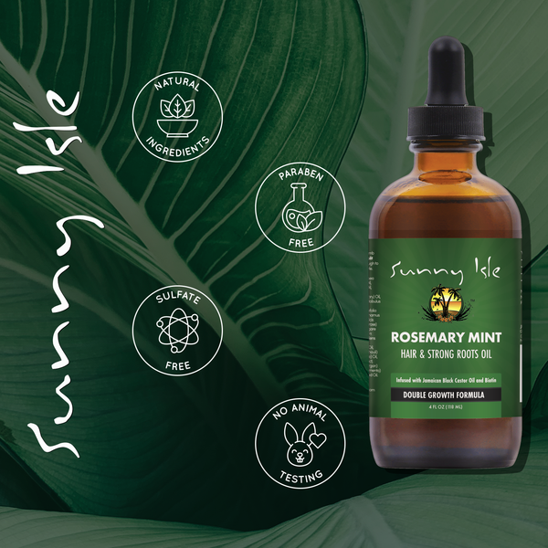 Sunny Isle Sunny Isle Rosemary Mint Hair And Strong Roots Oil 4oz