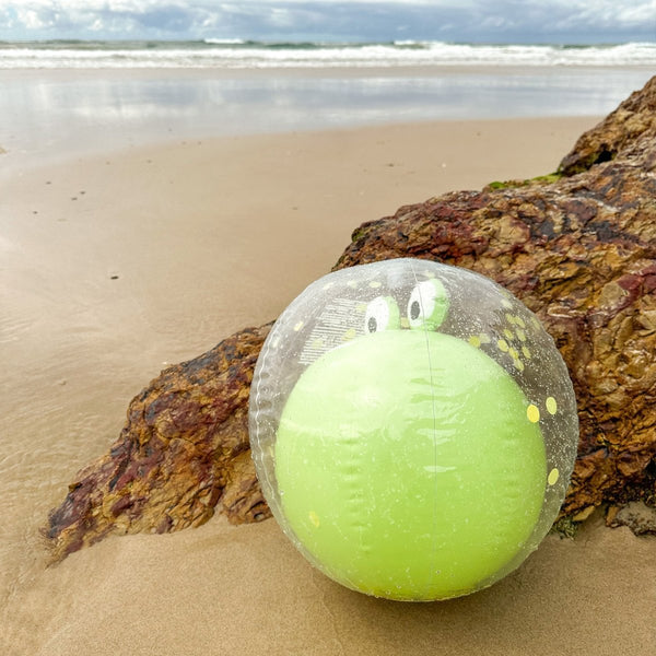 Sunnylife 3D Inflatable Beach Ball - Cookie The Croc Green