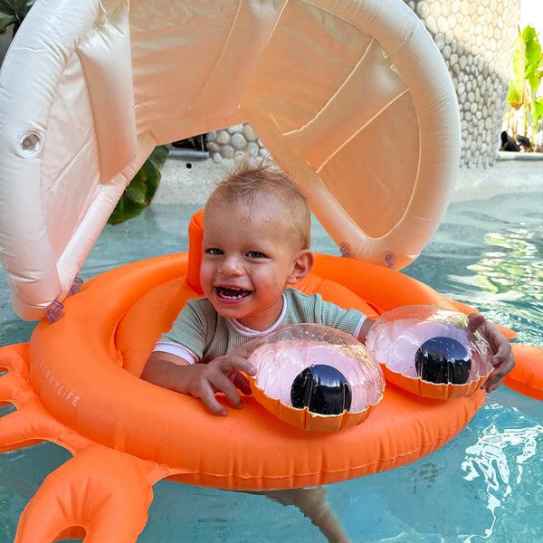 Sunnylife Baby Float - Sonny The Sea Creature Neon Orange