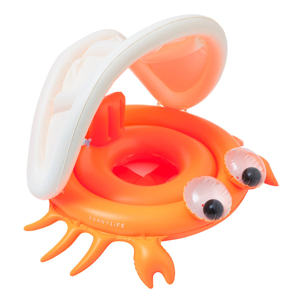 sunnylife Baby Float - Sonny the Sea Creature Neon Orange