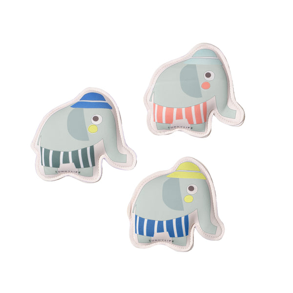 sunnylife Dive Buddies - Eli the Elephant Multi Set of 3