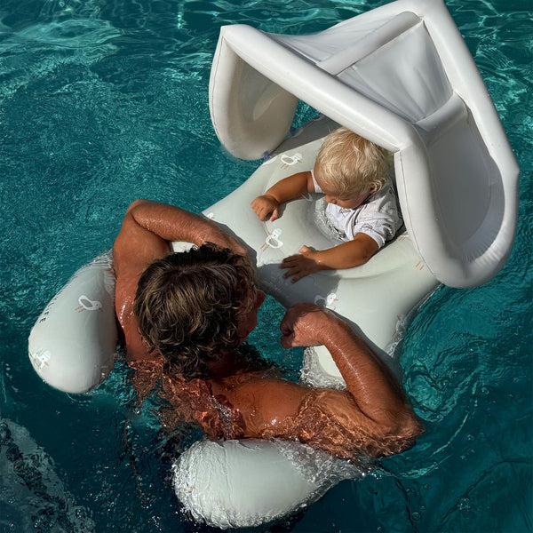 Sunnylife Float Together Baby Seat - Sammy The Seagull Green