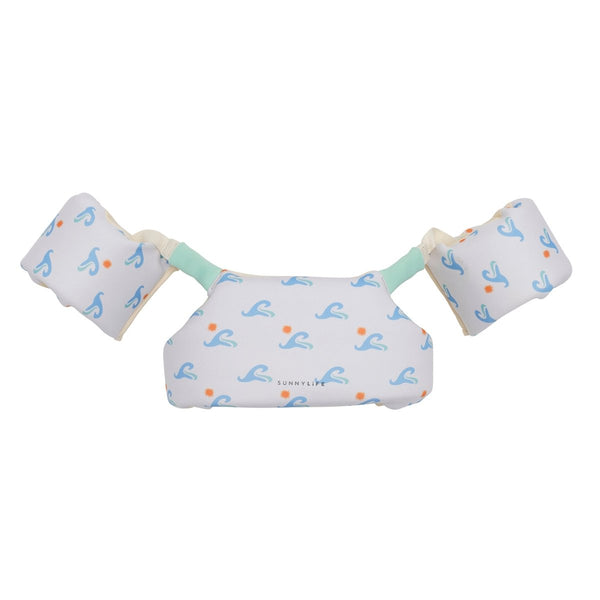 sunnylife Floatie Jacket 3-6 - Sammy the Seagull Blue