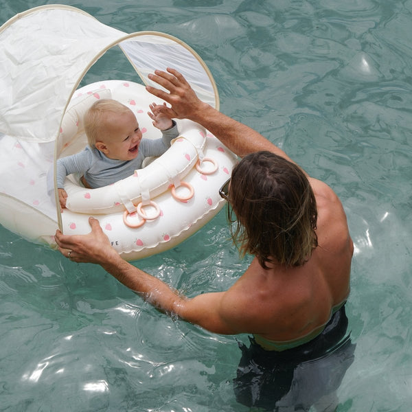 Sunnylife Interactive Baby Float - Strawberry Sunshine Pink