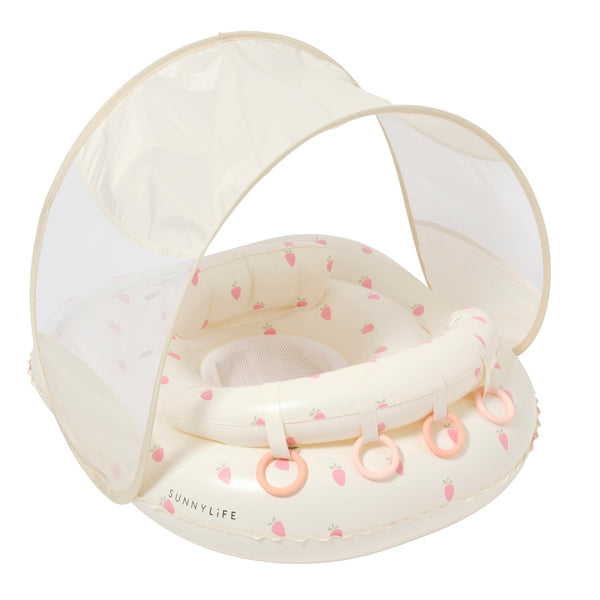 sunnylife Interactive Baby Float - Strawberry Sunshine Pink