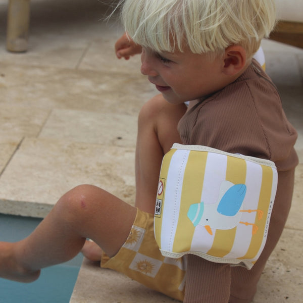Sunnylife Kids Floaties - Sammy The Seagull Yellow Stripe