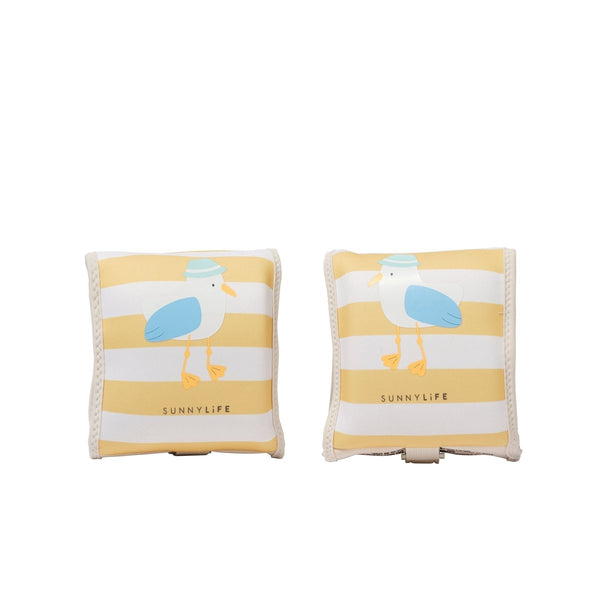 sunnylife Kids Floaties - Sammy the Seagull Yellow Stripe